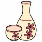 日本酒 お銚子 お花見 徳利 宴会 飲み物 食べ物